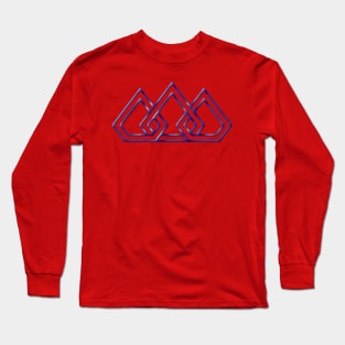 Crown Of The Unstoppable Legend (Royal Blue Steel) Long Sleeve T-Shirt